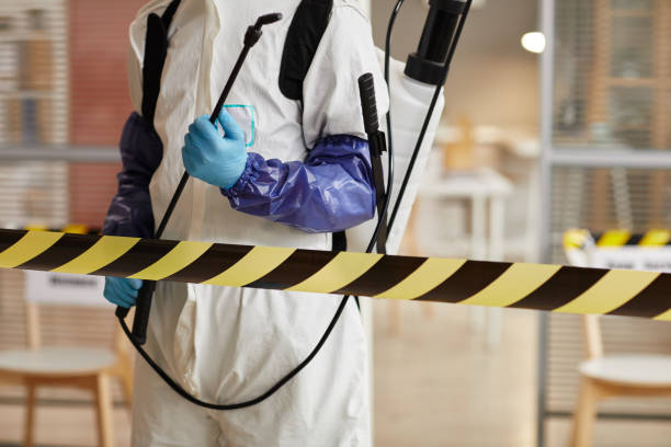 Professional Biohazard Cleanup technician working in Linn, MO